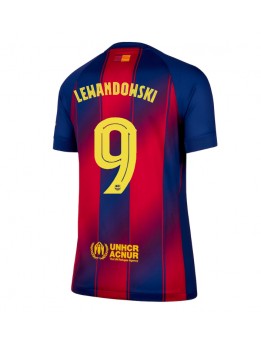 Barcelona Robert Lewandowski #9 Replika Hemmakläder Dam 2025-26 Kortärmad